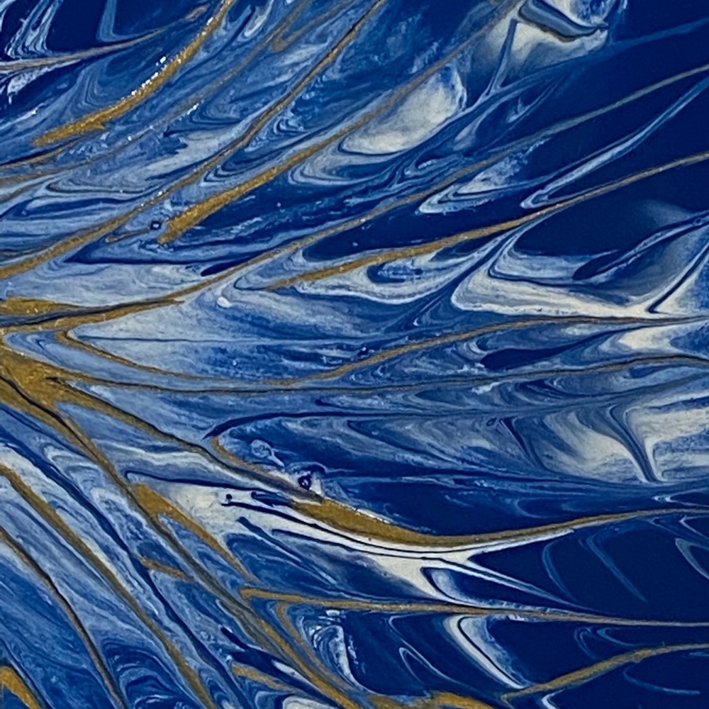 Original Hand Painted Acrylic on Tile - Picture 3 of 6